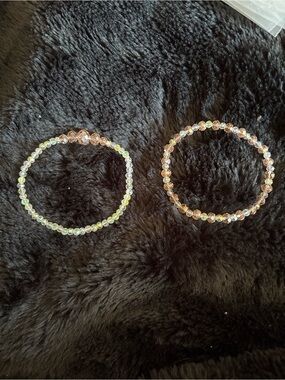 Moonlit Masquerade Bracelet Set | Labyrinth-Inspired Crystal Duo